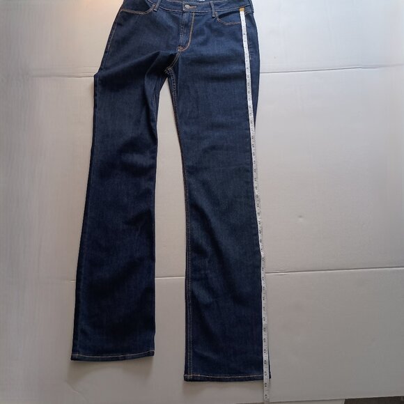 Old Navy WOW Boot-cut Dark Wash Denim Jeans Women's 10 Tall - Picture 12 of 14